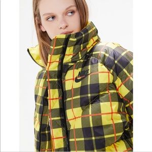Nike Plaid Puffer Jacket